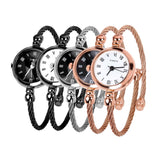 Exquisite Vintage Retro Uhr für Damen - Elegante modische Armbanduhr aus Edelstahl