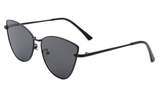 Cat Eye Zonnebril voor Dames - Vintage Ontwerp Metalen Montuur Bril