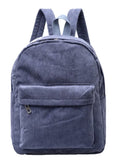 Sac à dos scolaire en velours côtelé - Sac de voyage tendance ultraléger pour femmes adolescentes