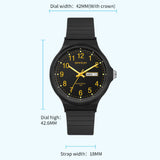 Minimalistisch polshorloge voor dames - Kalenderhorloge waterdicht lichtgevend damesklok