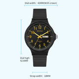 Minimalistisch polshorloge voor dames - Kalenderhorloge waterdicht lichtgevend damesklok