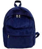 Sac à dos scolaire en velours côtelé - Sac de voyage tendance ultraléger pour femmes adolescentes