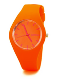 Jelly Watch Unisex - Quartz Clockwork Silicone Strap