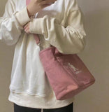 Casual canvas tas voor dames - veelzijdige tote crossbody schouderhandtas