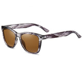Lunettes de soleil polarisées pour femmes - Lunettes miroir UV400 Square Frames Shades Eyewear