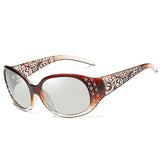 Dag- en nacht zonnebril voor dames - fotocromatische gepolariseerde glazen