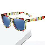 Gepolariseerde Zonnebril voor Dames - Spiegelglazen UV400 Vierkante Monturen Zonnebril