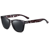 Lunettes de soleil polarisées pour femmes - Lunettes miroir UV400 Square Frames Shades Eyewear