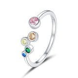 Adjustable Rings For Women - 925 Sterling Silver Open Size Rings