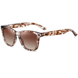 Lunettes de soleil polarisées pour femmes - Lunettes miroir UV400 Square Frames Shades Eyewear