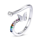 Adjustable Rings For Women - 925 Sterling Silver Open Size Rings