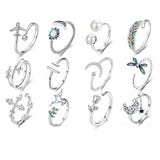 Adjustable Rings For Women - 925 Sterling Silver Open Size Rings