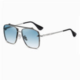 Verlauf-Sonnenbrille für Herren - Metall großer Rahmen Luxus Sonnenbrille UV400