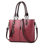 Casual schoudertas voor dames - luxe handtas designer crossbody vintage tote