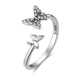 Adjustable Rings For Women - 925 Sterling Silver Open Size Rings