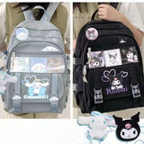 Cartoon Anime Rugzak voor Meisjes - Waterdichte Laptop Schooltas