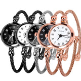 Exquisite Vintage Retro Uhr für Damen - Elegante modische Armbanduhr aus Edelstahl