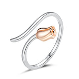 Adjustable Rings For Women - 925 Sterling Silver Open Size Rings