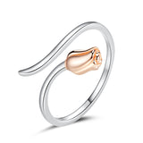 Adjustable Rings For Women - 925 Sterling Silver Open Size Rings