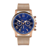 Luxe horloge voor dames - Modieuze quartz uurwerk mesh band zakelijke stijl