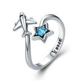 Adjustable Rings For Women - 925 Sterling Silver Open Size Rings