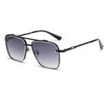 Verlauf-Sonnenbrille für Herren - Metall großer Rahmen Luxus Sonnenbrille UV400