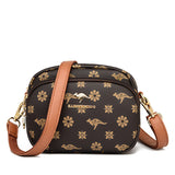 Kleine handtas voor dames - portemonnee schoudertas messenger tas synthetisch leer