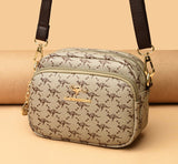Kleine handtas voor dames - portemonnee schoudertas messenger tas synthetisch leer
