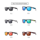 Unisex Polaroid Sunglasses - Square Vintage Glasses Polarized