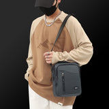 Lichtgewicht Crossbody Schoudertas voor Heren - Stijlvolle Casual Oxford Messenger Tas