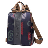 Grote Reistas / Studenten Tas voor Dames - Canvas Modieuze School Schouderrugzak