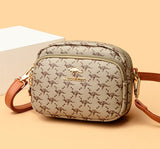 Kleine handtas voor dames - portemonnee schoudertas messenger tas synthetisch leer