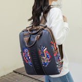 Grote Reistas / Studenten Tas voor Dames - Canvas Modieuze School Schouderrugzak