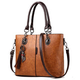 Casual schoudertas voor dames - luxe handtas designer crossbody vintage tote