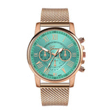 Luxe horloge voor dames - Modieuze quartz uurwerk mesh band zakelijke stijl