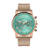 Luxe horloge voor dames - Modieuze quartz uurwerk mesh band zakelijke stijl