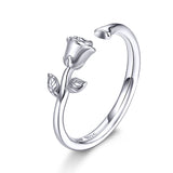 Adjustable Rings For Women - 925 Sterling Silver Open Size Rings
