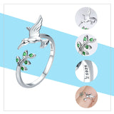 Adjustable Rings For Women - 925 Sterling Silver Open Size Rings