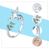 Adjustable Rings For Women - 925 Sterling Silver Open Size Rings