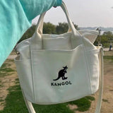Casual canvas tas voor dames - veelzijdige tote crossbody schouderhandtas