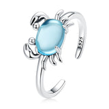 Adjustable Rings For Women - 925 Sterling Silver Open Size Rings