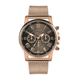 Luxe horloge voor dames - Modieuze quartz uurwerk mesh band zakelijke stijl