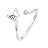 Adjustable Rings For Women - 925 Sterling Silver Open Size Rings