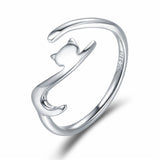 Adjustable Rings For Women - 925 Sterling Silver Open Size Rings