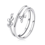 Adjustable Rings For Women - 925 Sterling Silver Open Size Rings