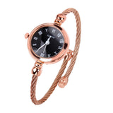 Uitzonderlijk Vintage Retro Horloge voor Dames - Elegant Modieus Polshorloge van Roestvrij Staal