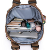 Grote Reistas / Studenten Tas voor Dames - Canvas Modieuze School Schouderrugzak