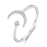 Adjustable Rings For Women - 925 Sterling Silver Open Size Rings