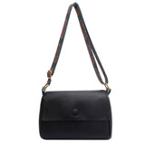 Solid Leather Crossbody Bag for Women - Shoulder Tote Handbag Purse