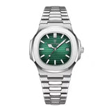 Luxe Vierkante Zakenhorloge - Waterdicht Lumineuze Datum Roestvrij Staal Quartz